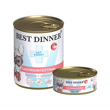 Best Dinner Gastro Intestinal Vet Profi Влажный корм для собак с чуствительным пищеварением Ягненок с сердцем