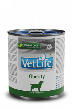 Farmina Vet Life Dog Obesity Wet Food Canine влажный корм для взрослых собак для снижения избыточной массы тела 6штх300г