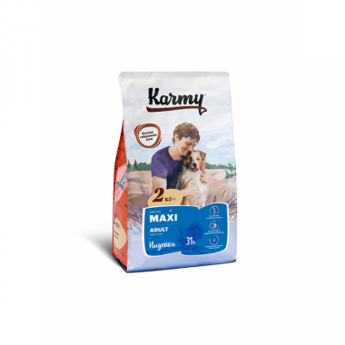Karmy Maxi Adult сухой корм с индейкой для собак крупных пород в возрасте старше 1 года 