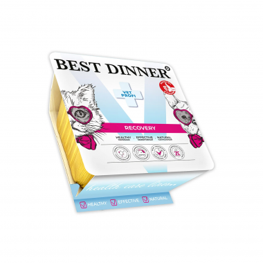 Best Dinner Vet Profi Recovery Влажный диетический корм для собак и кошек в период восстановления и реабилитации