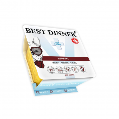 Best Dinner Vet Profi Hepatic Влажный диетический корм для поддержки печени у собак