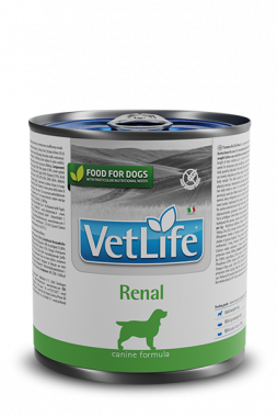 Farmina Vet Life Dog Renal Wet Food Canine влажный корм для взрослых собак для поддержки функции почек 6штх300г