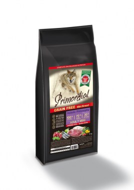 Primordial Mini Adult сухой беззерновой корм для собак мелких пород с форелью и уткой