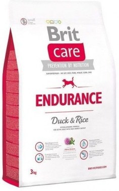 Brit Care Endurance сухой корм с уткой и рисом для активных собак всех пород