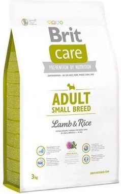 Brit Care Adult Small Breed Lamb & Rice сухой корм с ягненком и рисом для взрослых собак мелких пород