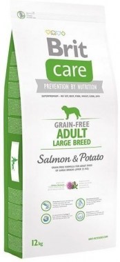Brit Care Grain-free Adult Large Breed Salmon & Potato беззерновой сухой корм с лососем и картофелем для взрослых собак крупных пород