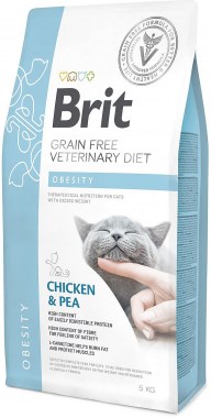 Brit Veterinary Diet Cat Grain free Obesity. Беззерновая диета при избыточном весе и ожирении