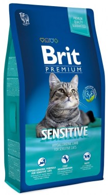 Premium Cat Sensitive сухой корм с ягненком для кошек с чувствительным пищеварением