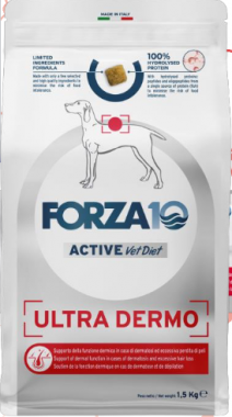 Forza10 ACTIVE Vet Diet ULTRA DERMO сухой корм для взрослых собак всех пород для поддержки кожных функций при дерматозах